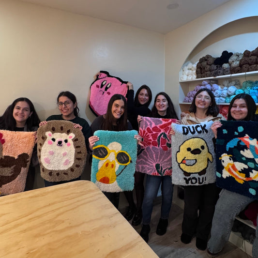 Drink & Tuft — Taller PM (taller de tufting)