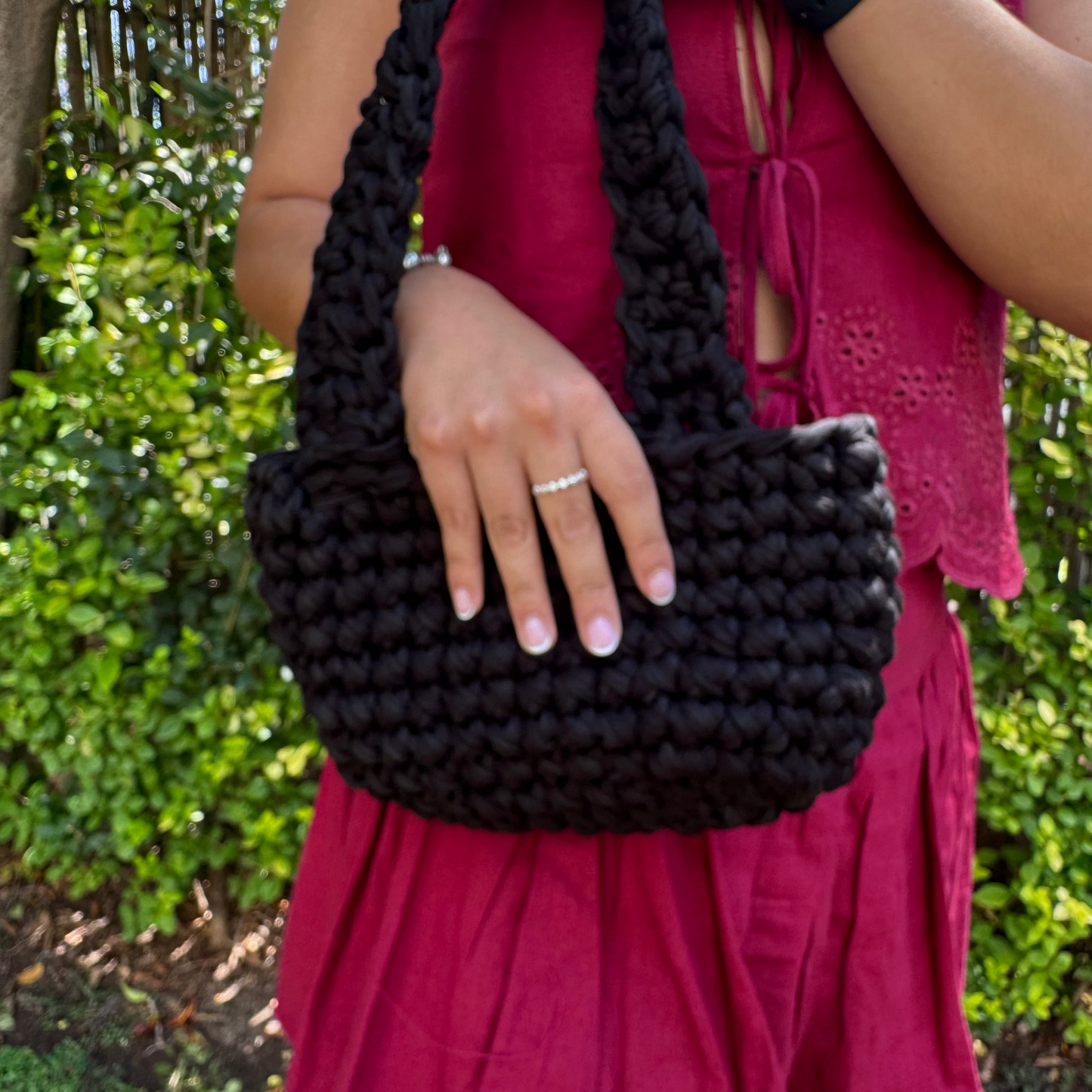 Crear tu mini cartera de trapillo (Crochet) — 2 clases