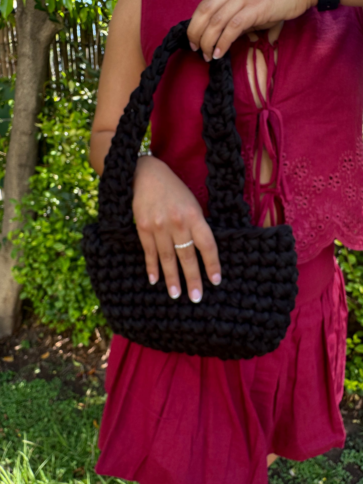 Crear tu mini cartera de trapillo (Crochet) — 2 clases